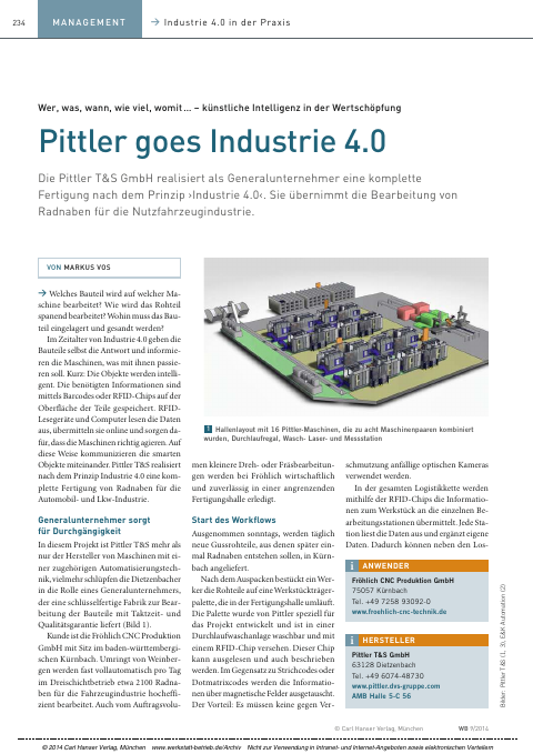 Pittler goes Industrie 4.0 — Seite 1